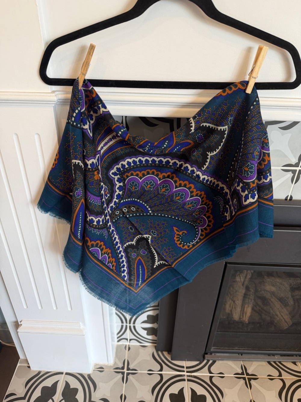 Paisley Scarf  100% wool